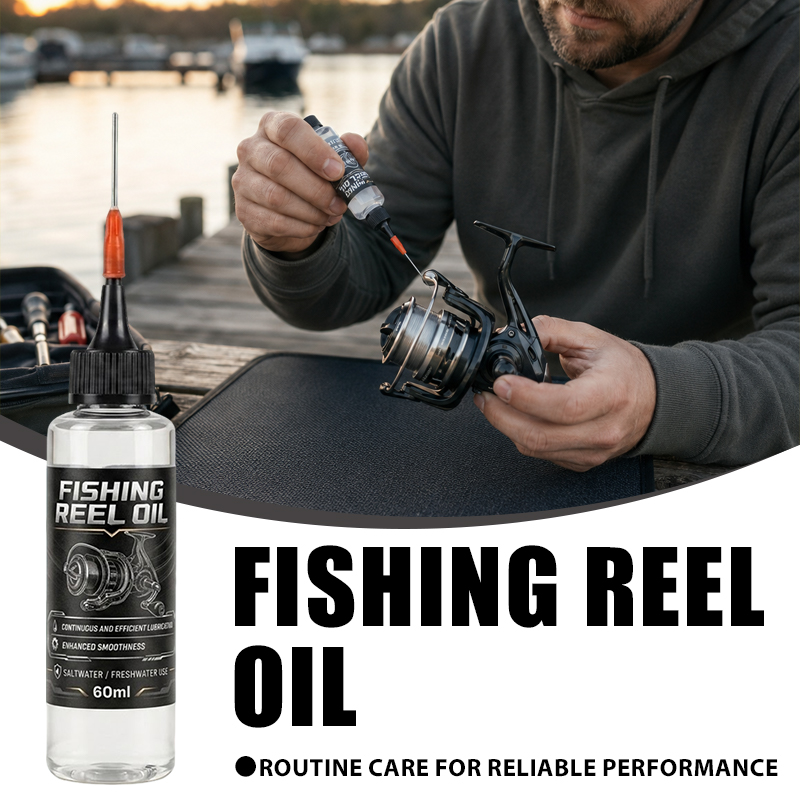 Spincast Reel - Angelrollenöl Schmiermittel Flüssige Wartungsformel für Salzwasser-