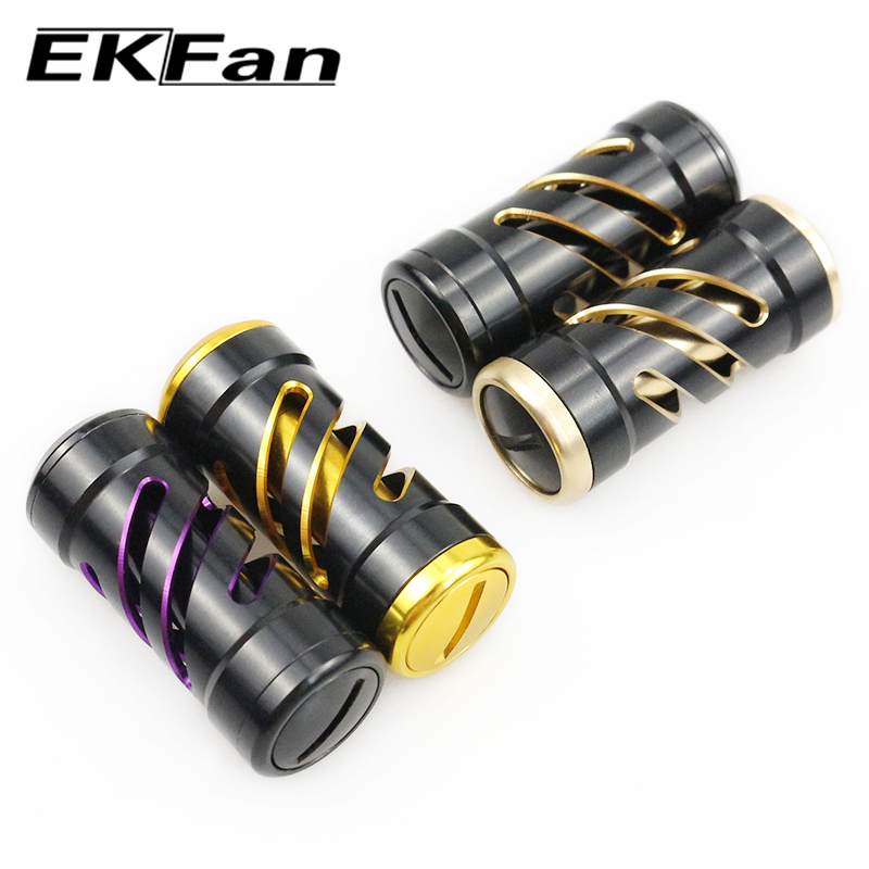 Spincast Reel - EKFan Aluminiumlegierung Spinning Baitcasting Angelrollenknopf für